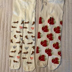 NWOT Matilda Jane Sly as a Fox and Strawberry Shortcake Tights
